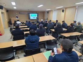농업기계 이용기술 교육 및 안전보건 교육 이미지